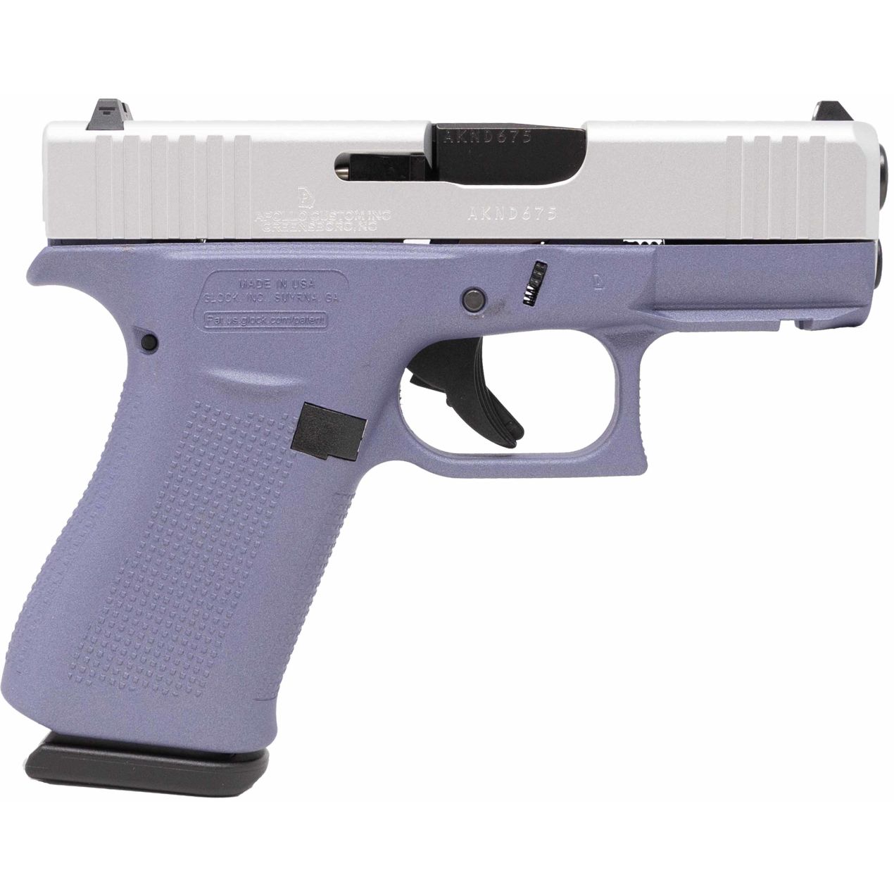 Handguns Apollo Custom|Glock 43X 9MMLUGER GLK 43X 9MM 10RD ORC SA RAIL